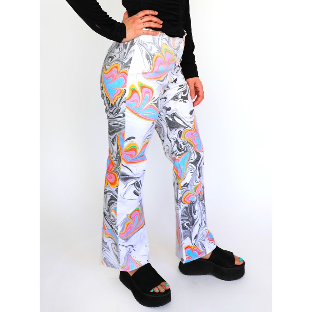 Lefty Rainbow Brite Marble High rise Pant